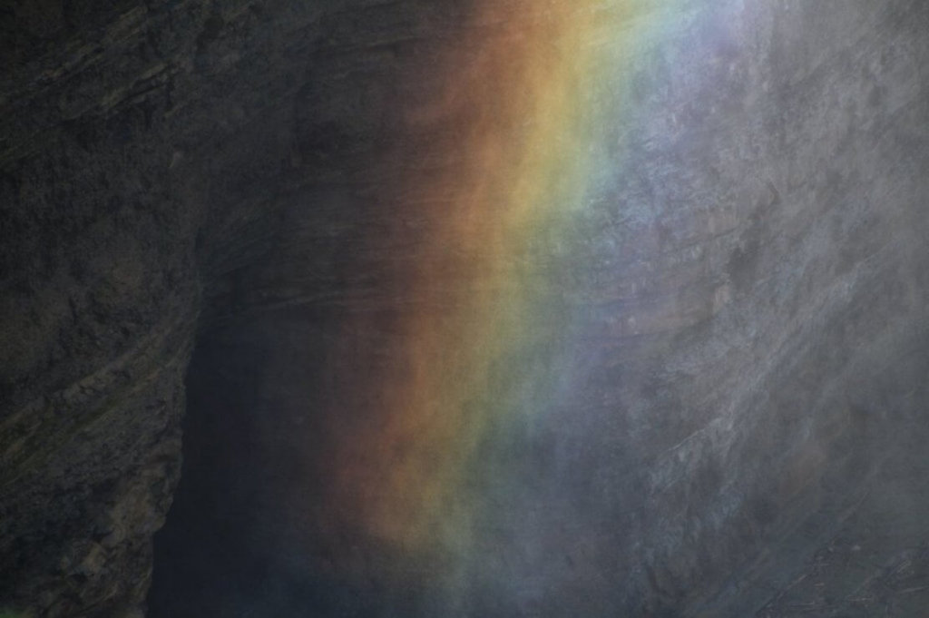 Rainbow in Cave