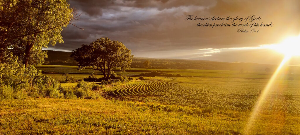 Valley The heavens declare the glory of God